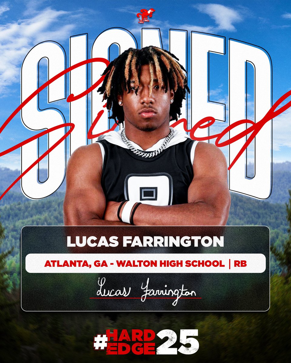 Jax State Football (@jaxstatefb) on Twitter photo ๐๐๐๐๐๐๐๏ธ
Welcome to Jax State, Lucas Farringtonโผ๏ธ
<a href="/Lucas2_Official/">Lucas Farrington</a>
#HardEdge25ย |ย #EarnSuccess ๐๐๐๐๐๐๐๏ธ
Welcome to Jax State, Lucas Farringtonโผ๏ธ
<a href="/Lucas2_Official/">Lucas Farrington</a>
#HardEdge25ย |ย #EarnSuccess