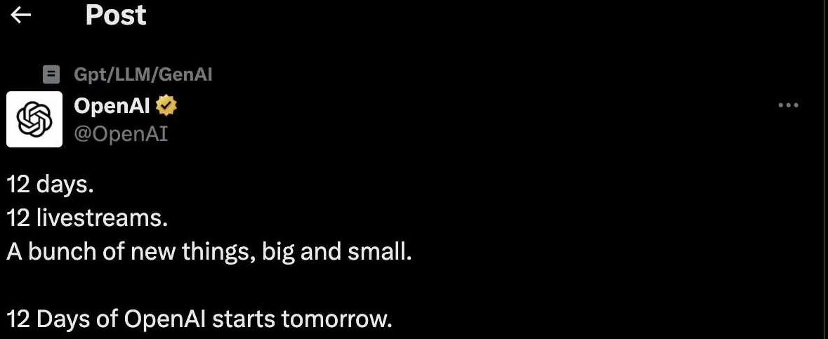 The OpenAI will have some big things.

sora?

6rGaU31jRr5sdSUCVtaxPm3afQ2PXbSj9aYVaGdUerE9

Just buy? The coins?

Do not late.

This is the big things in your life.