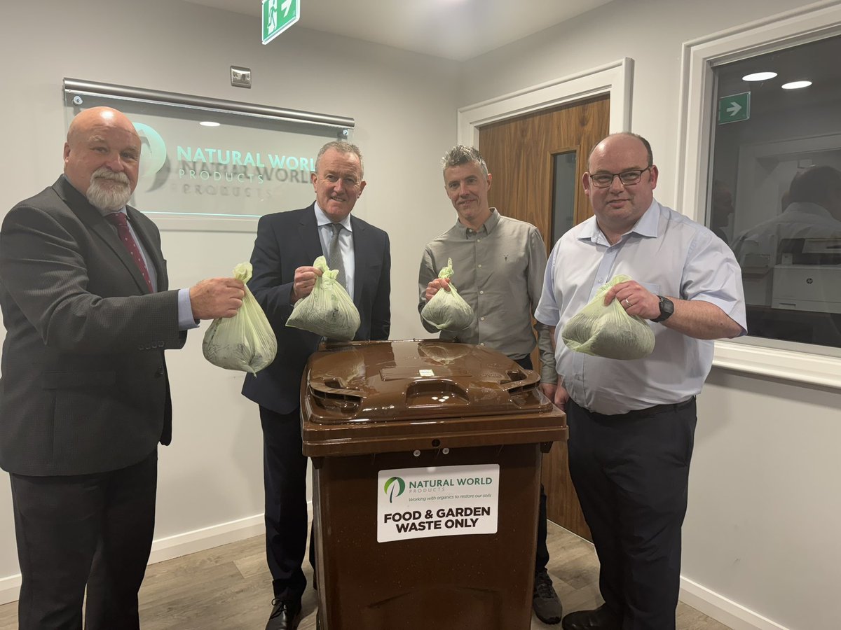 Economy NI (@economy_ni) on Twitter photo Economy Minister <a href="/conormurphysf/">Conor Murphy</a> has visited <a href="/Natural_WP/">Natural World Products (NWP)</a> in Dunmurry, a company which produces organic composts and soil conditioners and is Ireland’s largest recycler of household food and garden waste.
<a href="/Natural_WP/">Natural World Products (NWP)</a> currently processes over 50% of all recycling from Northern Economy Minister <a href="/conormurphysf/">Conor Murphy</a> has visited <a href="/Natural_WP/">Natural World Products (NWP)</a> in Dunmurry, a company which produces organic composts and soil conditioners and is Ireland’s largest recycler of household food and garden waste.
<a href="/Natural_WP/">Natural World Products (NWP)</a> currently processes over 50% of all recycling from Northern