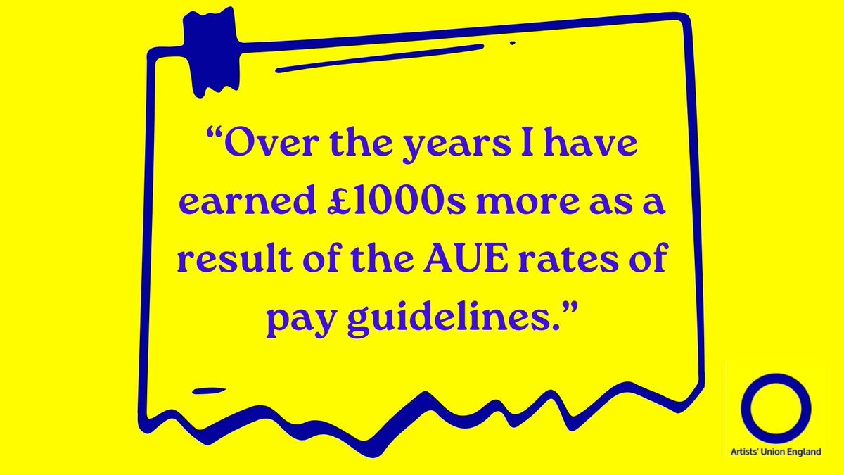 48% of the AUE members we surveyed said that using our rates of pay guidelines had resulted in an increased fee. Make sure you’re being paid what you deserve – view our rates of pay guidelines now. buff.ly/41S3v0a 

Quote taken from our 2024 Members’ Survey.
