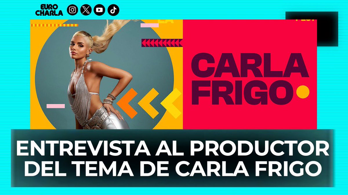 💣DIRECTAZO💣

Hoy a las 19:00 entrevistamos en directo al productor del tema de Carla Frigo “Bésame” #BenidormFest2025 #carlafrigo 

🕖 A las 19:00

⬇️⬇️
youtube.com/watch?v=3Y7g0i…