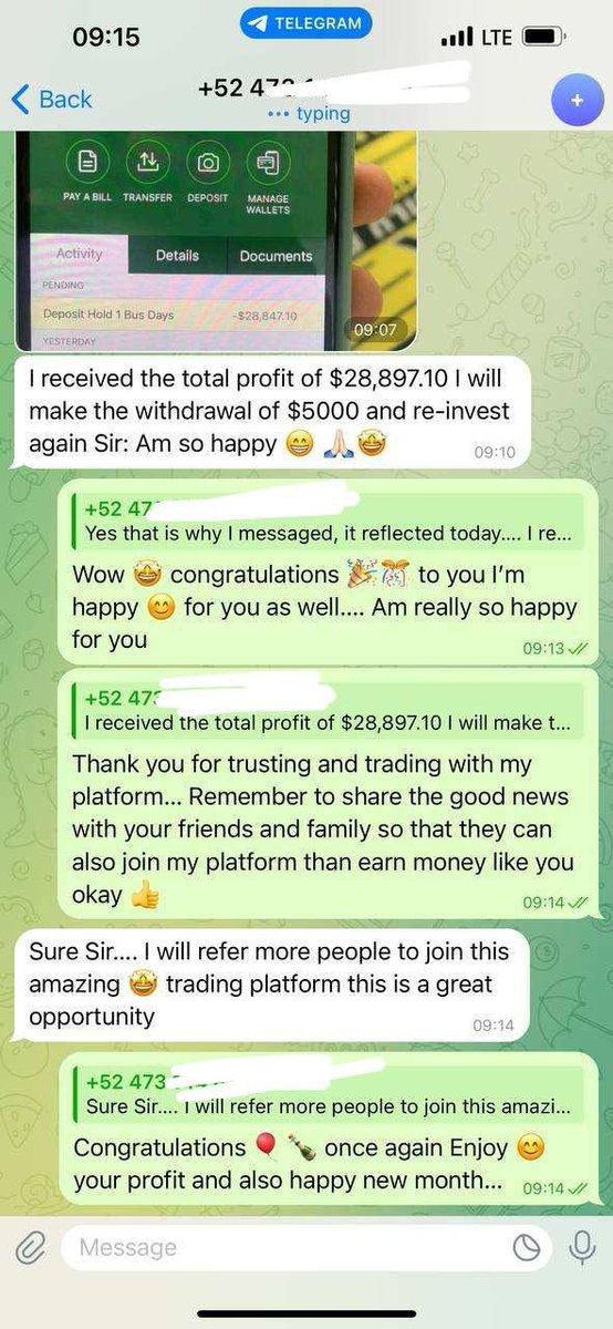 Trading USDT, is be very profitable when one trade with the perfect trading strategies, my signals and entry never fails, this is as a result of careful Observations of the market and a lifetimes of learning to trade and master the USDT.We are always making profits here DM now