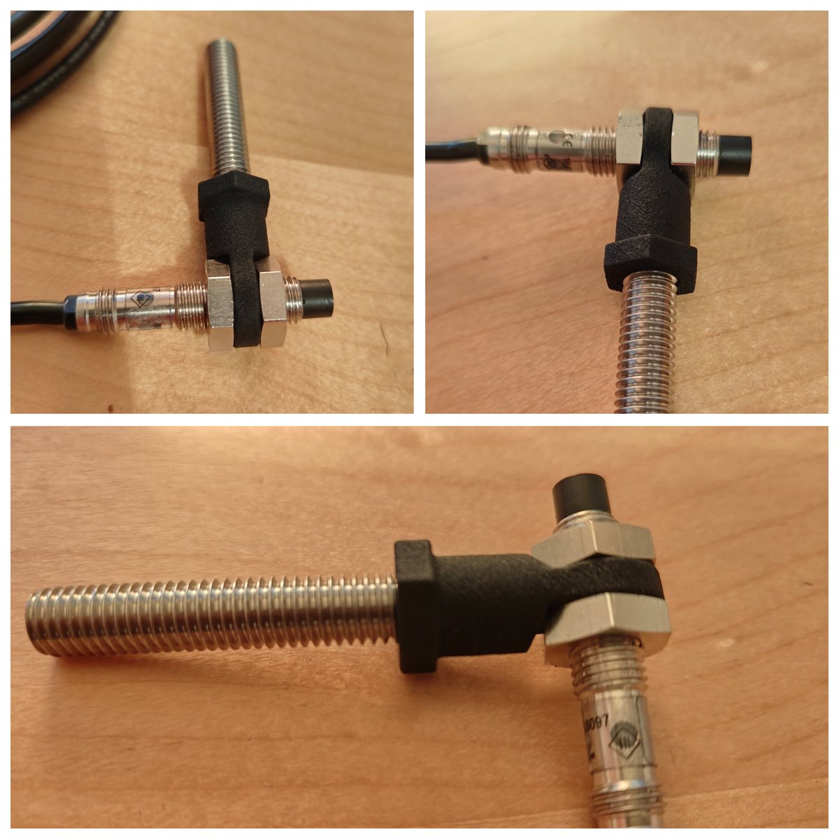 zetecinsidecom's tweet photo. The alternative I've also produced is this sensor bracket, which the sensor slides through and is located with a pair of M8x1.0 nuts (supplied with the sensor)
#sierra #kitcar #locaterfield #speedsensor https://t.co/y9dHVWZwnX