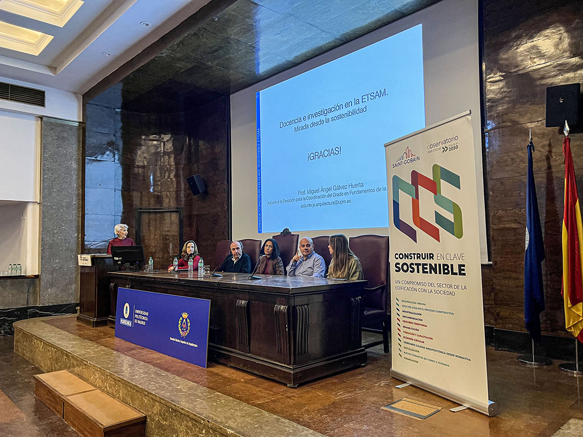 Observatorio 2030 del CSCAE (@obs2030_cscae) on Twitter photo La <a href="/ETSAM/">Sam</a> ha acogido la jornada “#Rehabilitación. Por un edificio habitable y accesible”, impulsada por el #Observatorio2030 del <a href="/CSCAE/">CSCAE</a> y <a href="/SaintGobainES/">Saint-Gobain España</a> dentro de la iniciativa “#ConstruirEnClaveSostenible”. El acto ha contado con la colaboración de la <a href="/FLCconstruccion/">Fundación Laboral de la Construcción</a> y <a href="/La_UPM/">Universidad Politécnica de Madrid</a> La <a href="/ETSAM/">Sam</a> ha acogido la jornada “#Rehabilitación. Por un edificio habitable y accesible”, impulsada por el #Observatorio2030 del <a href="/CSCAE/">CSCAE</a> y <a href="/SaintGobainES/">Saint-Gobain España</a> dentro de la iniciativa “#ConstruirEnClaveSostenible”. El acto ha contado con la colaboración de la <a href="/FLCconstruccion/">Fundación Laboral de la Construcción</a> y <a href="/La_UPM/">Universidad Politécnica de Madrid</a>