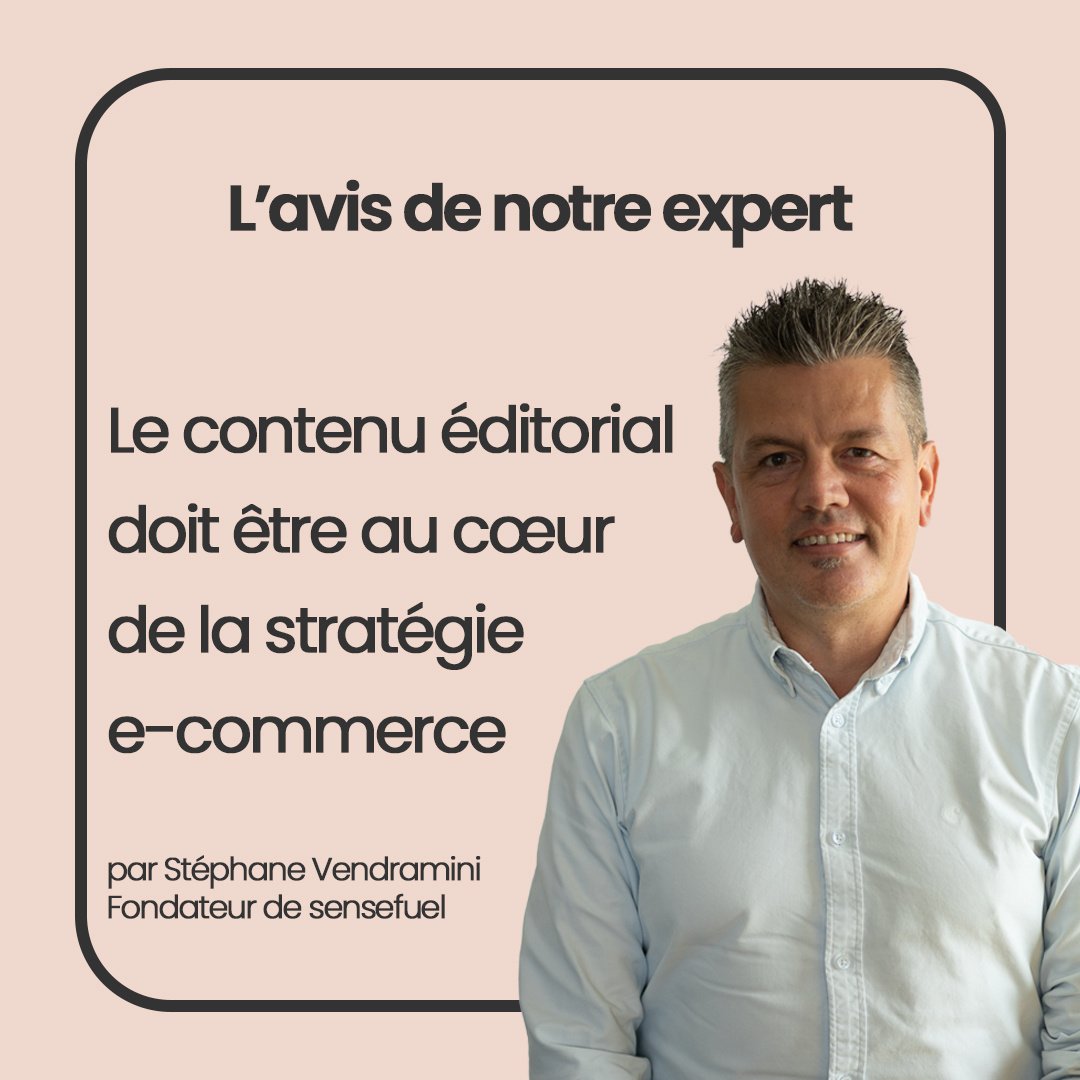💡 [AVIS D'EXPERT] Stéphane Vendramini explique comment le contenu éditorial engage vos clients, améliore le SEO et enrichit l'UX. hubs.ly/Q02-mSTR0 #Ecommerce #ContentMarketing #Sensefuel