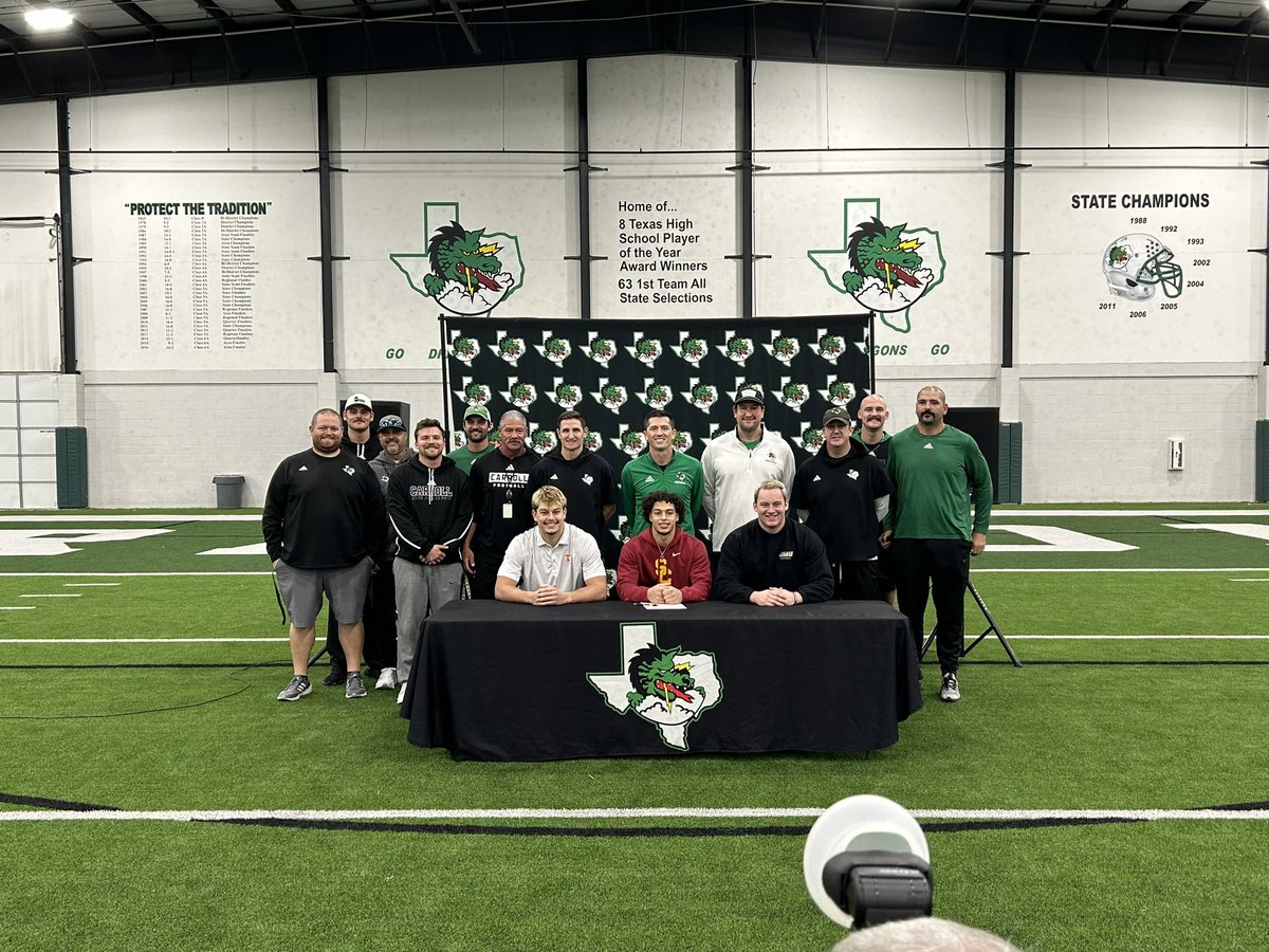 Congrats to Jack VanDorselaer, Trent Wilson, and Riley Wormley on signing their NLI’s to continue their football journey on the next level! Thank you for the work you’ve put in to Protect The Tradition.