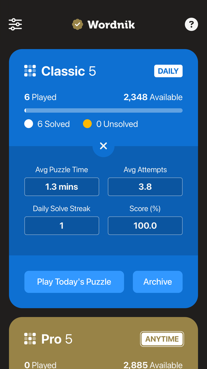 icodewell's tweet photo. I need some testers for an Android game I wrote. It’s a Wordle game named “Wordnik". If you like the free game I can give you a free unlock for the full game. Also there are no ads. Just send me your Play Store email and I will add you to the list and get you the store link! https://t.co/5RfNGKHO6Y