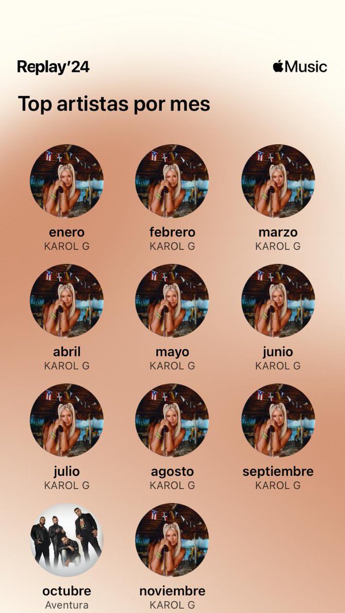 aleja_tapasco's tweet photo. En mi @AppleMusicES mi top siempre será @karolg https://t.co/FDQgWgBZGz