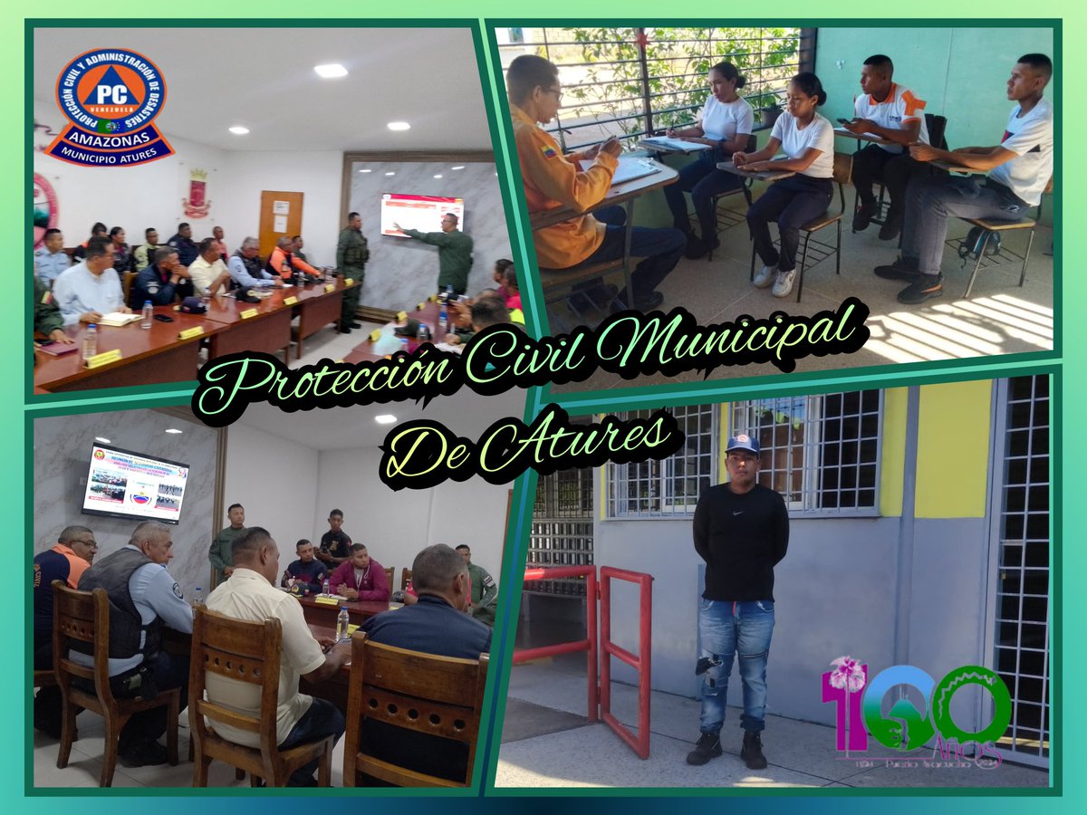 #03Dic.//🇻🇪📸👷 Se llevó a cabo la Reunión de Seguridad Ciudadana, se conto con la  participación del Director T.S.U. Luis García. Asimismo, se mantienen activas las labores de prevención en el Mercado Indígena "PIRARUKÚ",  De Igual manera se continuan con la capacitación (UNES).