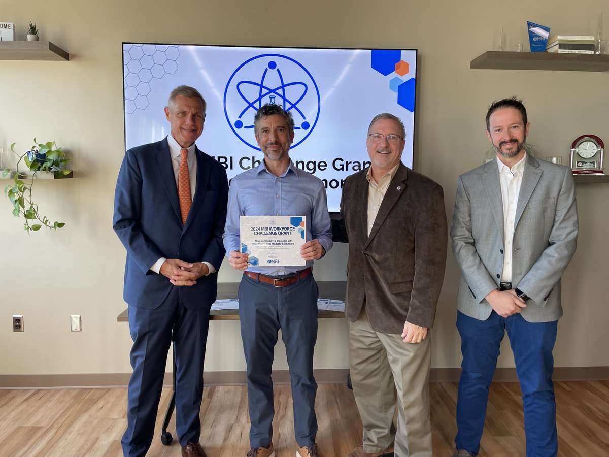 MBI Incubators (@massbiomed) on Twitter photo Congratulations to <a href="/MCPHS/">MCPHS</a>, the latest recipient of an MBI Workforce Challenge Grant! This grant will the development of new certificates in #pharmaceutical #manufacturing! <a href="/MassEOED/">MA EOED</a> <a href="/KevinKuros/">Kevin Kuros</a> <a href="/RepJohnMahoney/">Rep. John Mahoney</a> Congratulations to <a href="/MCPHS/">MCPHS</a>, the latest recipient of an MBI Workforce Challenge Grant! This grant will the development of new certificates in #pharmaceutical #manufacturing! <a href="/MassEOED/">MA EOED</a> <a href="/KevinKuros/">Kevin Kuros</a> <a href="/RepJohnMahoney/">Rep. John Mahoney</a>