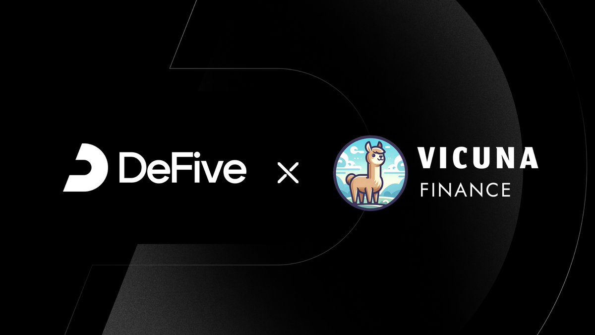 DeFive (prev. WigoSwap) is excited to partner with <a href="/VicunaFinance/">Vicuna Finance</a> on Sonic, an advanced lending protocol revolutionizing automated strategies for leveraged concentrated liquidity.

Together, we're building a more dynamic and robust Sonic ecosystem while supporting innovation and