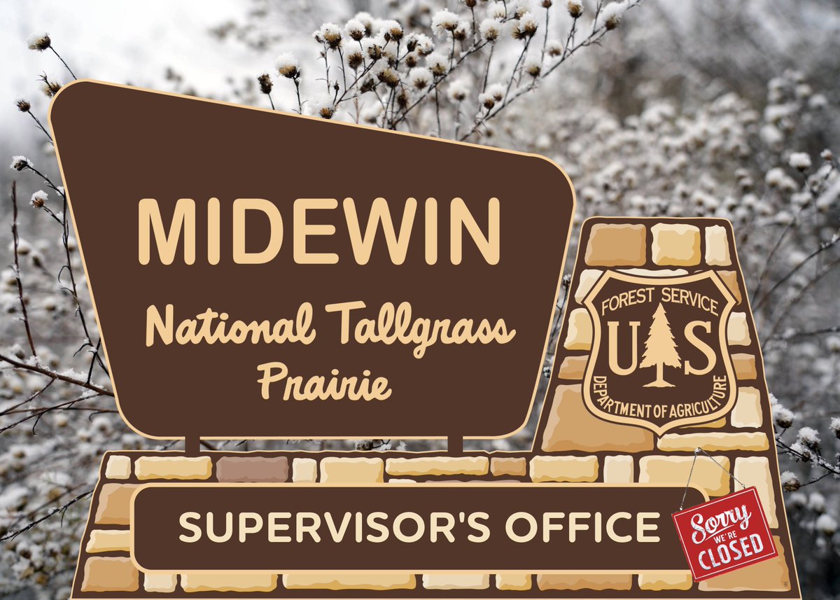 Midewin NTP (@midewinnattp) on Twitter photo The Midewin National Tallgrass Prairie (NTP) supervisor’s office, to include the welcome center, will be temporarily closed from December 9, 2024 to January 27, 2025 for extensive maintenance HVAC system.
For more info, please call (815) 423-6370 or SM.FS.Midewin_RSVP@usda.gov. The Midewin National Tallgrass Prairie (NTP) supervisor’s office, to include the welcome center, will be temporarily closed from December 9, 2024 to January 27, 2025 for extensive maintenance HVAC system.
For more info, please call (815) 423-6370 or SM.FS.Midewin_RSVP@usda.gov.