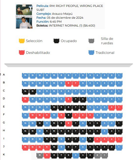 Allukha__'s tweet photo. Alguien me explica esto. Solo 46 asientos ocupados, creo que es mucho líder para tan falsa y poca fanaticada….
@armychilensis @armyforbtscl @BTSXRADIOSCHILE https://t.co/3PWDorb0UZ