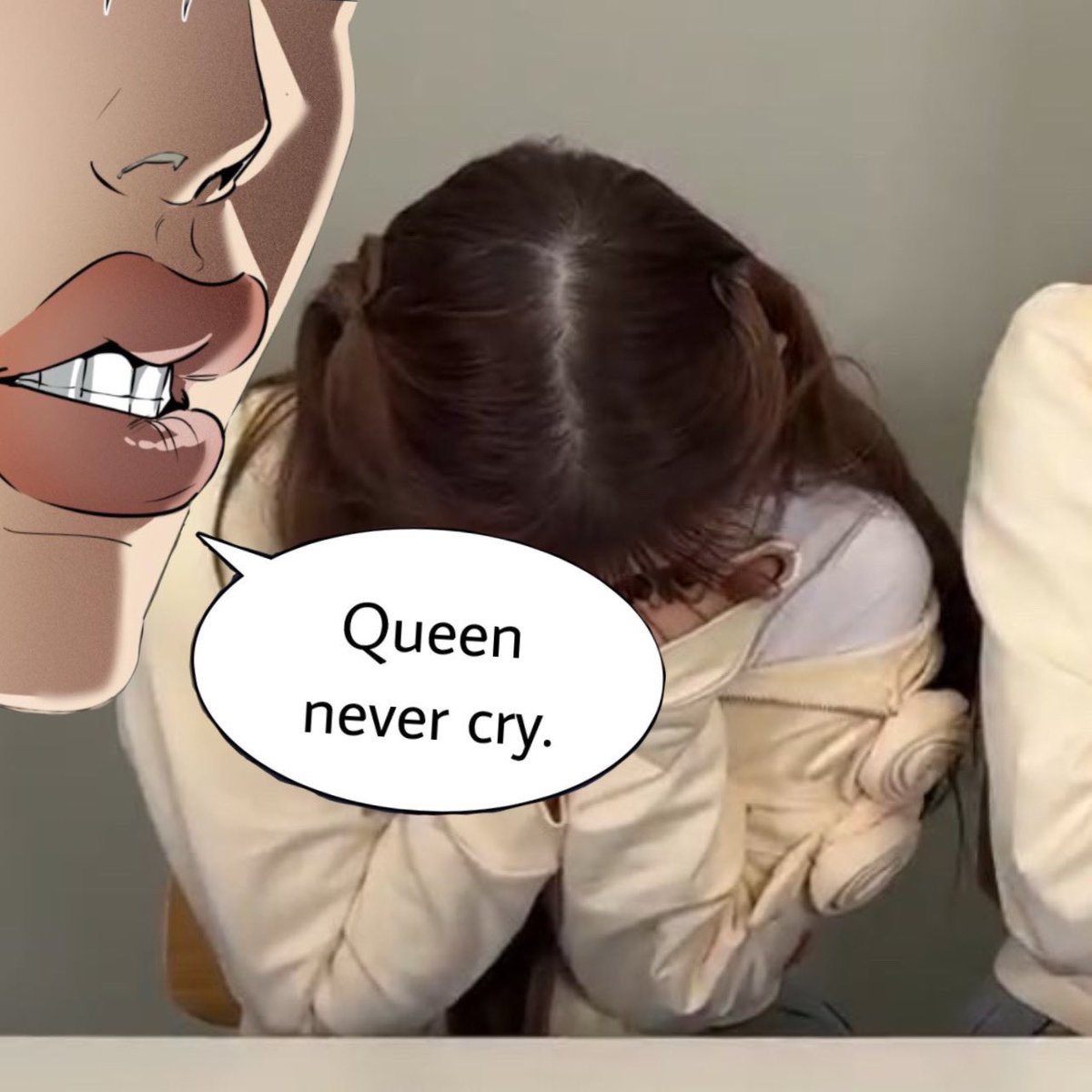 PrincipalMaeve's tweet photo. jangan sedih semuanya www bukan akhir dari segalanya. queen never cry. https://t.co/jvM6rAxibJ