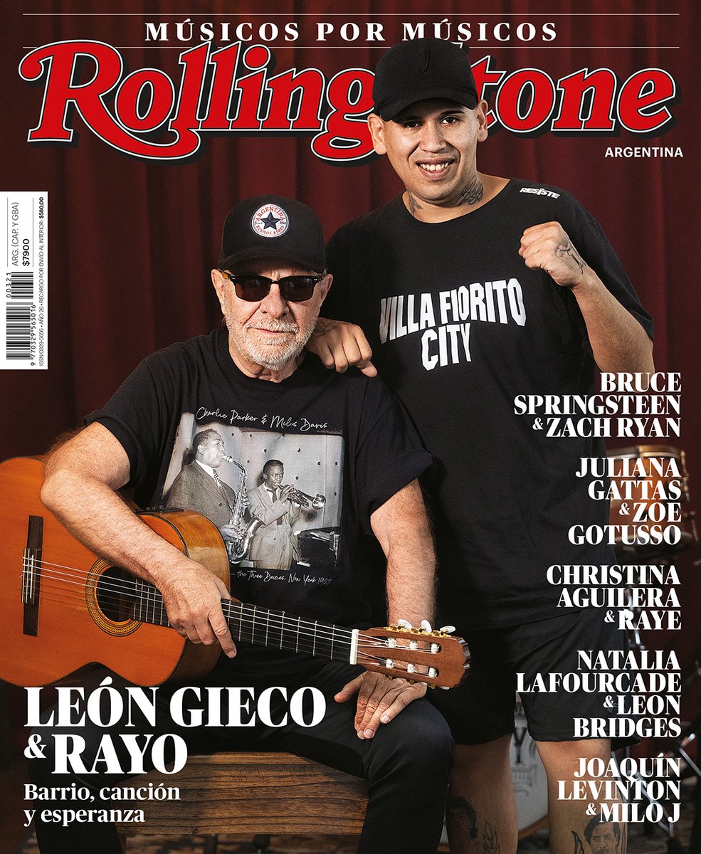 Este mes en Rolling Stone Argentina | Especial Músicos por músicos: #LeonGieco y #Rayo. El autor de “Sólo le pido a Dios” y el ascendente rapero de Villa Fiorito (alias Big Buda) recuerdan el origen de sus carreras y reflexionan sobre la importancia de la canción social.