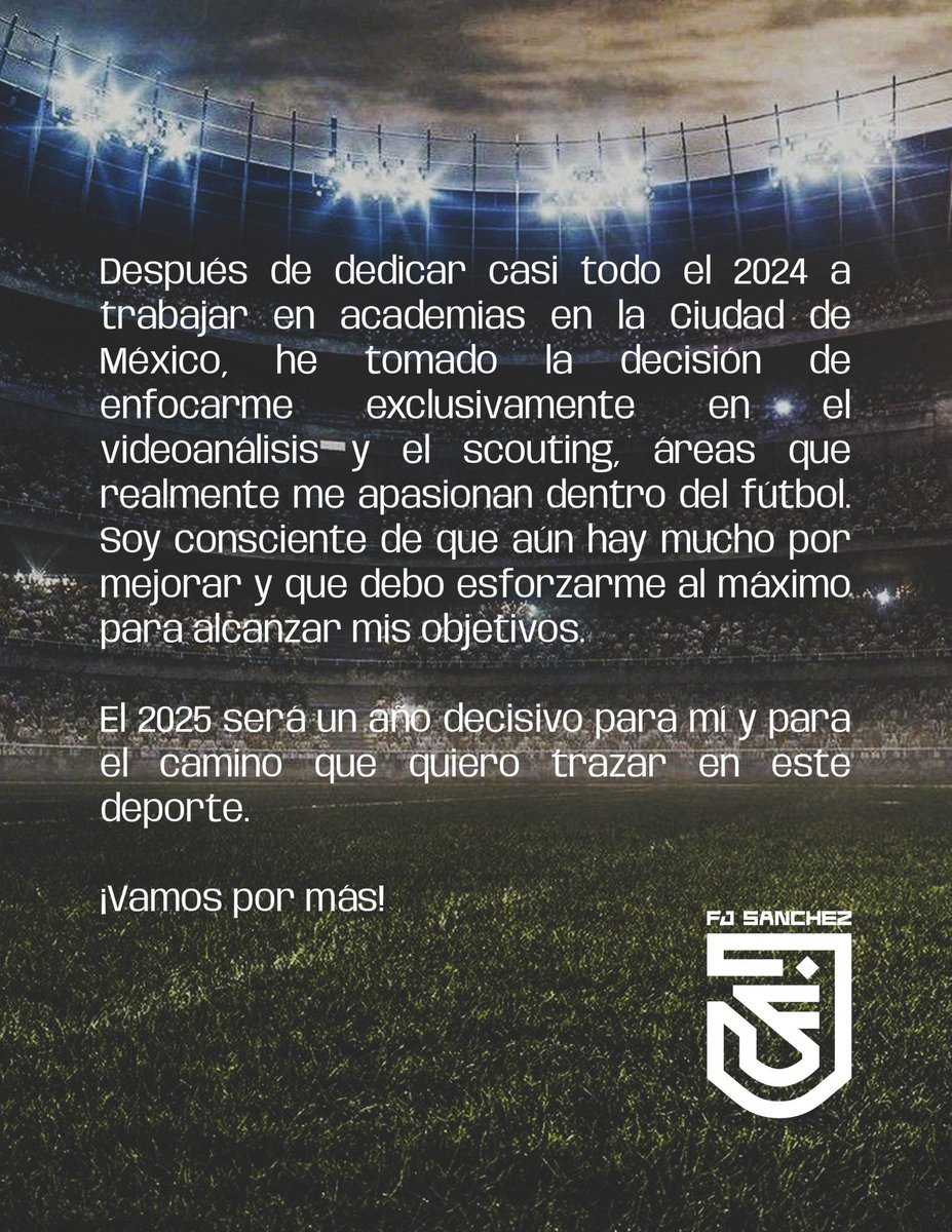 JaviSanchezGal's tweet photo. Enfocarnos, aprender, luchar y seguir. 

#futbol #videoanalysis #socut #dreams #work https://t.co/P2APoBOS5q
