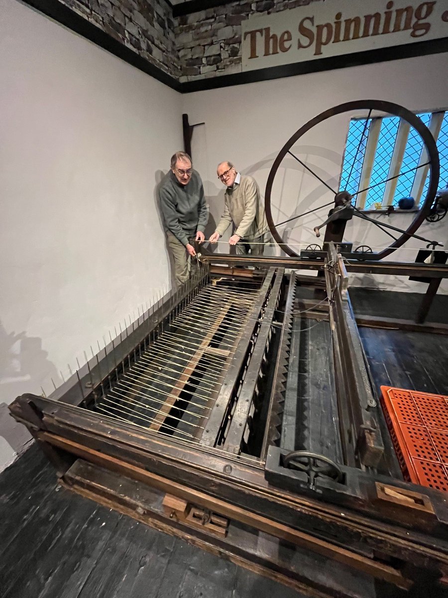 CaldIndusMuseum's tweet photo. Our volunteers have been busy in the museum today. Tim and Peter have been working hard on the Spinning Jenny to help return it to operational condition, and Janet and Chris have decorated one of our Christmas trees in the Mackintosh area.
https://t.co/UG99XPrNrz https://t.co/bxHcPhrHBH