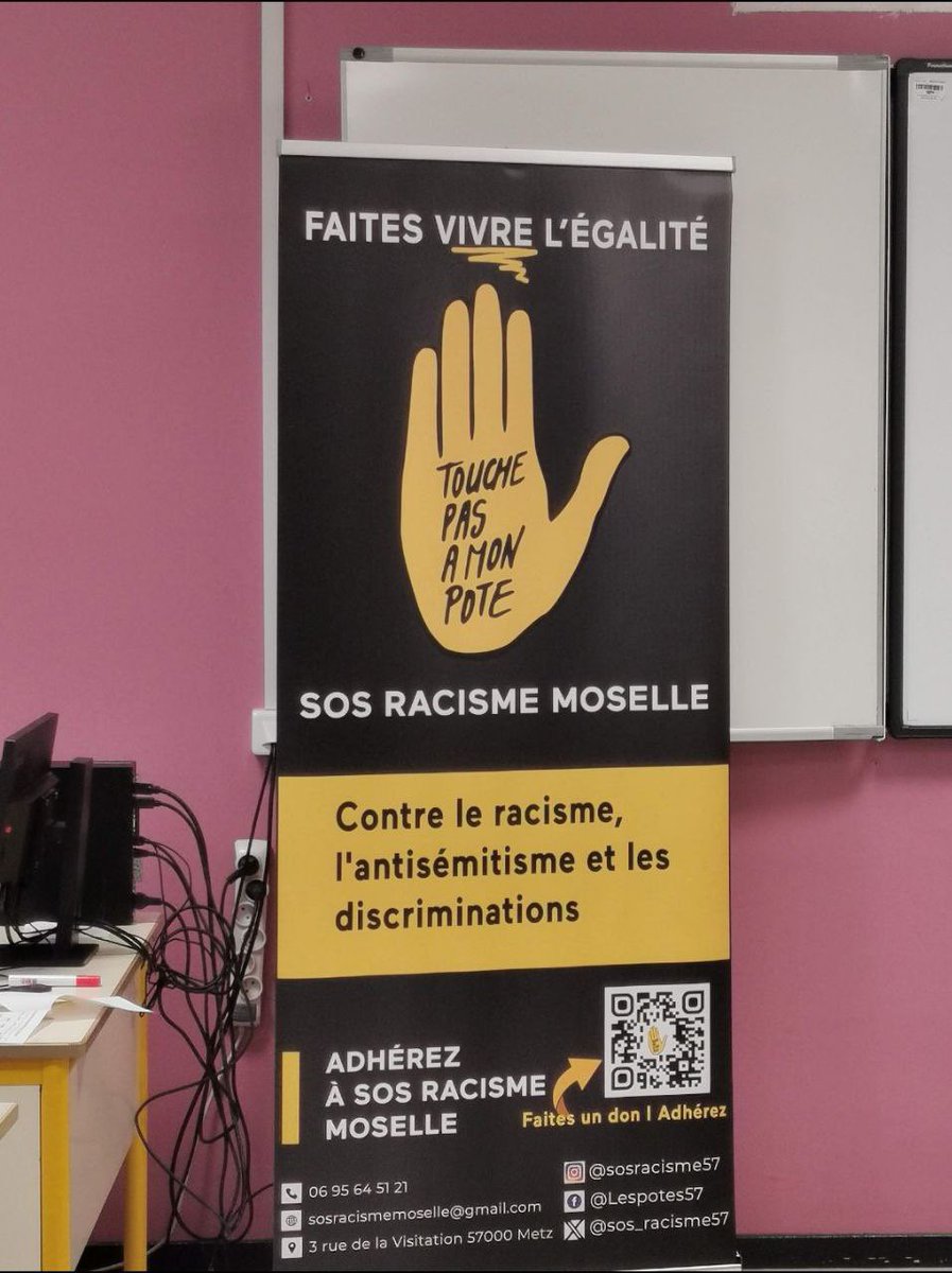 🎒📚 Intervention au Collège Victor Demange de Boulay dans le cadre de nos actions de sensibilisation. 
👉 Les stéréotypes et les préjugés se construisent dès le plus jeune âge. Éduquer, c’est agir pour une société plus juste et plus solidaire.