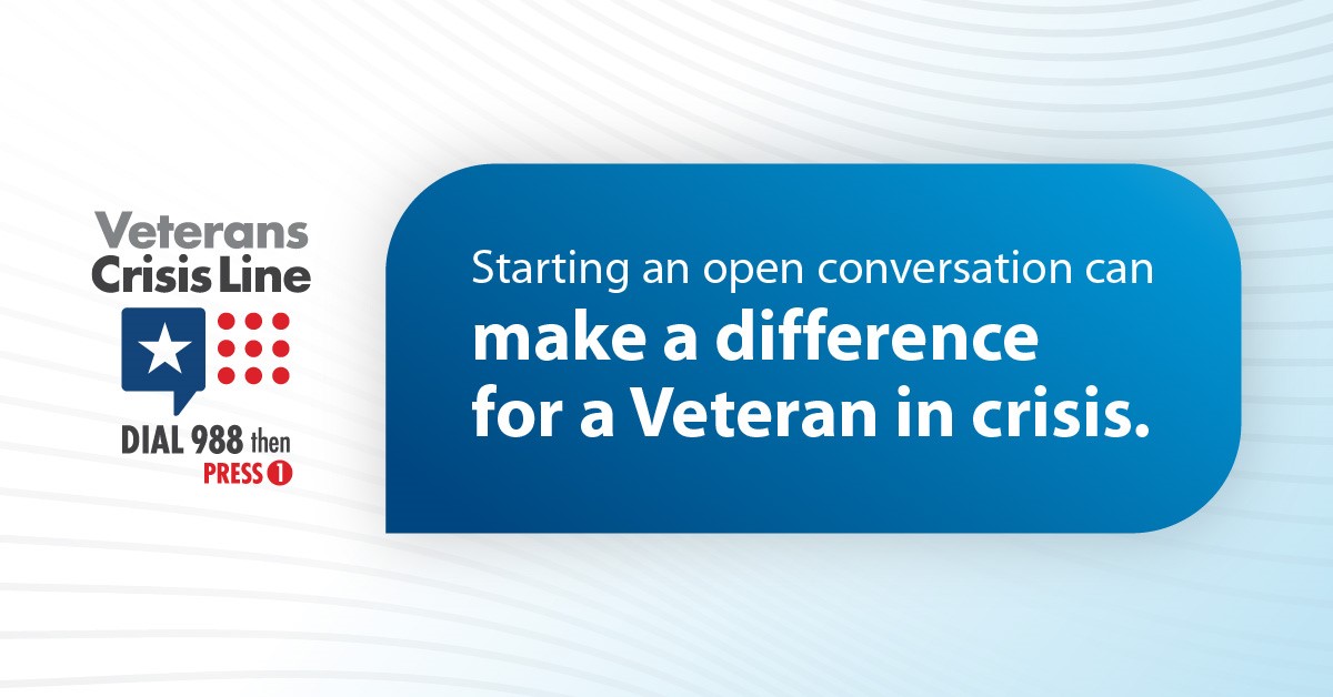 WCAAHEC's tweet photo. No matter where you are or what you’re going through, the Veterans Crisis Line helps all Veterans find immediate support. Dial 988 then Press 1, chat at https://t.co/2pfHmFGO8H, or text 838255 now.#SavAVet#Veterans#SupportVeterans#VeteransSupport#MentalHealth#VeteransHealth https://t.co/vWHNyThSTF