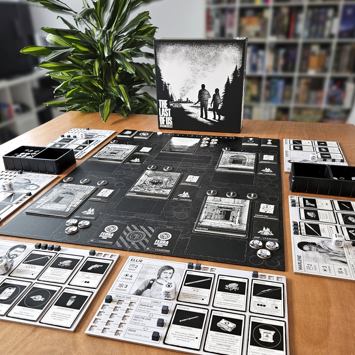 OUT NOW! 

The Last of Us: Escape the Dark™ is a thrilling new board game of atmospheric survival set in the treacherous world of the award-winning video game franchise by Naughty Dog.

Don’t miss out, secure your copy today: 

themeborne.com/products/the-l…