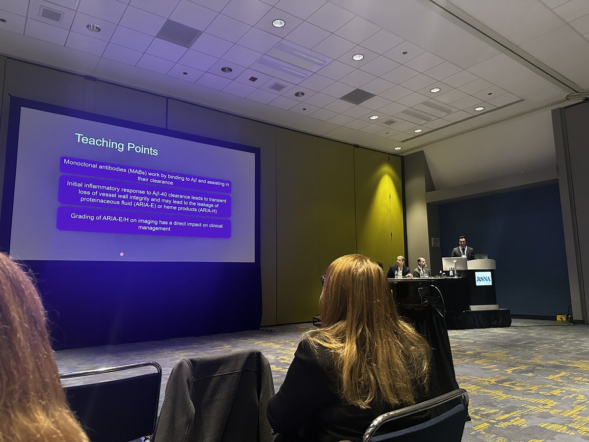 Proud of our <a href="/RadDiscord/">RadDiscord</a> head of ops <a href="/PavanBrahmbhat2/">Pavan Brahmbhatt M.B.B.S, M.D.</a> as he rocked a talk about his paper in <a href="/RadioGraphics/">RadioGraphics</a> about Alzheimer’s and all the ARIAs. Learned so much!!