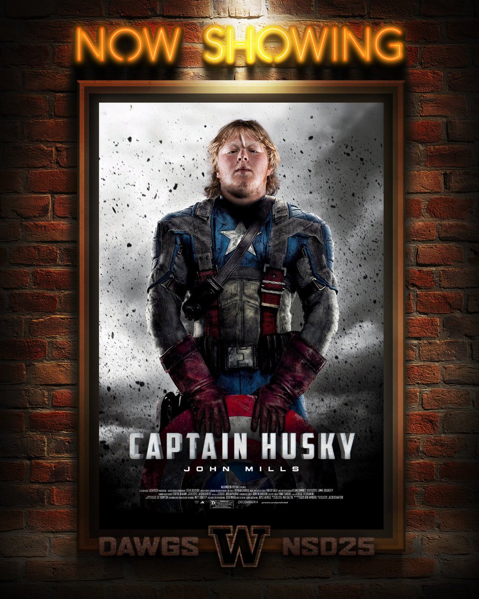Washington Football (@uw_football) on Twitter photo Captain Husky starring 6'6 OL From San Francisco, CA ➡️ <a href="/_JohnMills_/">John Mills</a>
#AllAboutTheW | #NSD2025 Captain Husky starring 6'6 OL From San Francisco, CA ➡️ <a href="/_JohnMills_/">John Mills</a>
#AllAboutTheW | #NSD2025