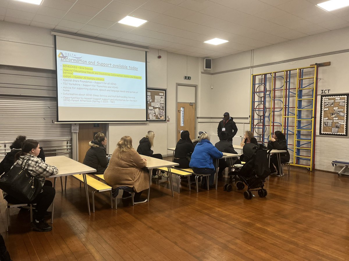 DeltaMerseyYr3's tweet photo. Thank you to all the parents who attended our SEND Parent Afternoon today 😁
Thank you to Taiye from @all_humber and Kris from SENDIASS for joining us too! @DeltaMersey https://t.co/Vs7PEZgdFD