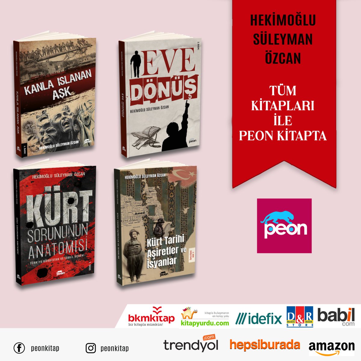 Hekimoglusulymn's tweet photo. Vira bismillah; Tüm kitaplarımla artık yeni yayınevim Peon'dayım...
@peon_kitap @savaserman 
#kitap #yayın #yayınevi #peon #kitaplar https://t.co/MPEzqR9mDz