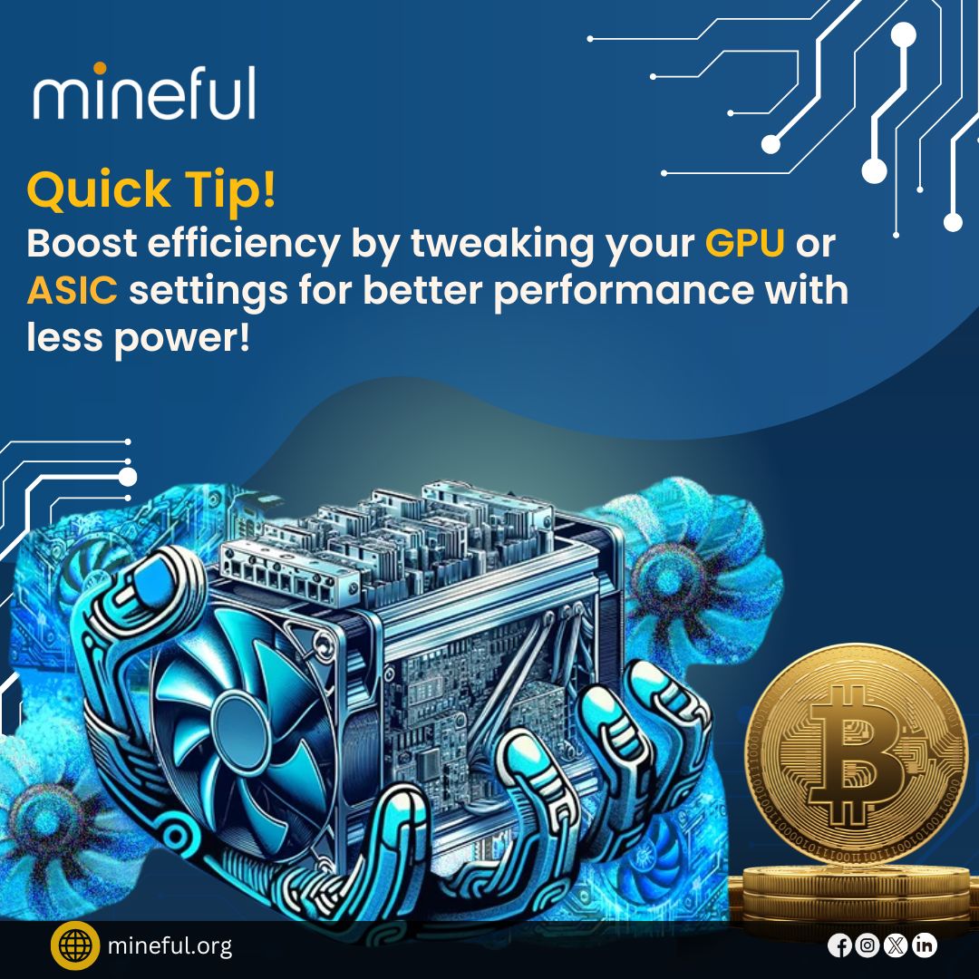 OfficialMineful's tweet photo. Visit us Now: https://t.co/LQiWkSDrGg

#mineful #bitcoin #bitcoinminingusa #unitedstates #quicktip #gpuefficiency #asicoptimization #boostperformance #poweroptimization #techhacks #efficientmining #wednesdaywisdom https://t.co/IgLpBDkajr