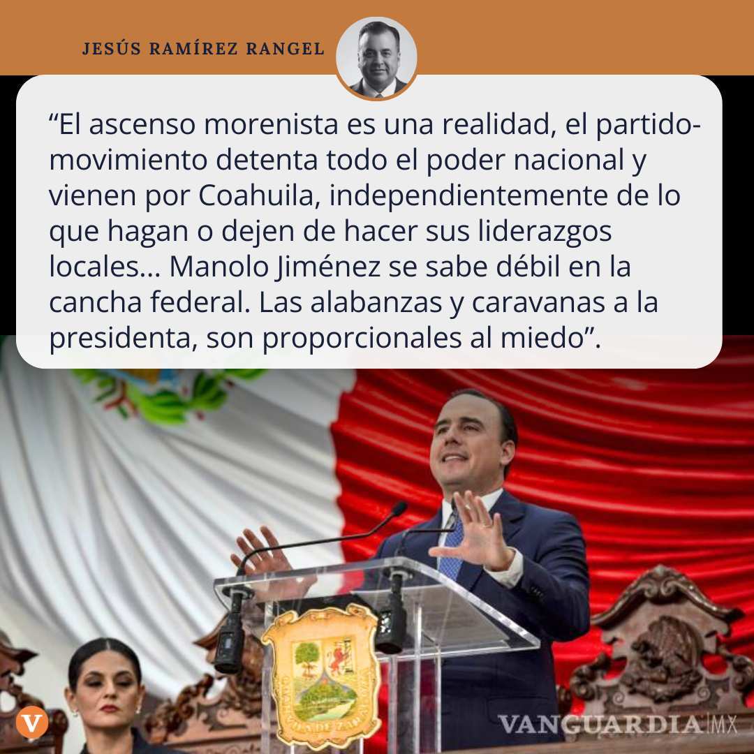 vanguardiamx's tweet photo. #Opinión #México | En su columna de hoy, #JesúsRamírezRangel opina sobre #Morenza avanza #Coahuila y el síndrome del "pato cojo" prematuro. 👇
https://t.co/9TrySYUVFD https://t.co/Yryz6BC1GJ