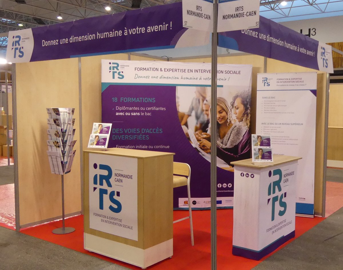 🏃‍♀️Venez  nous rencontrer au Salon de l'Etudiant de Caen.  🗓 Les équipes de l'IRTS vous accueillent vendredi 6 et samedi 7 décembre de 9h00 à 17h00, espace Santé-Social stand B30. Nous vous attendons nombreux !