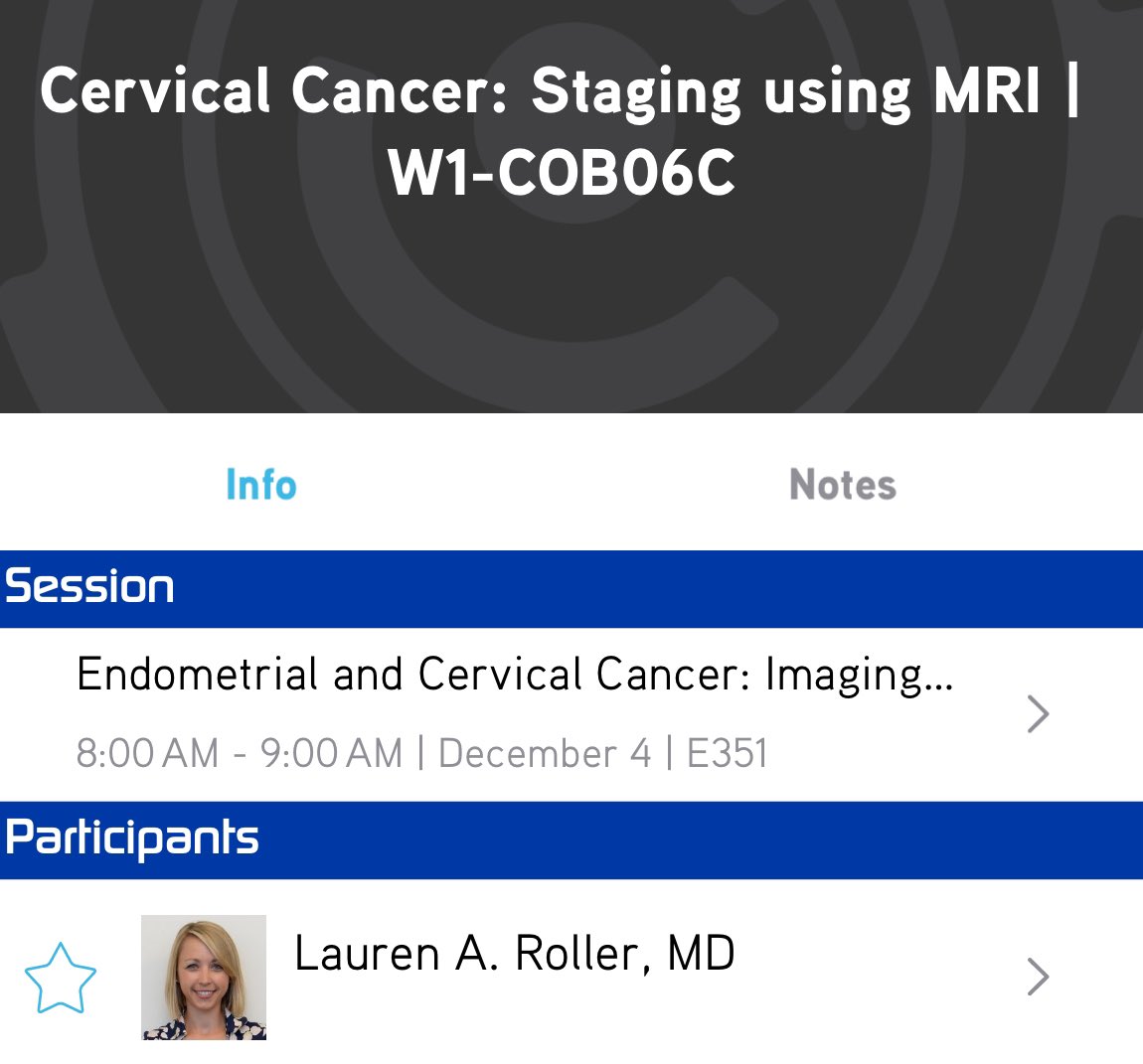 Aradhana M. Venkatesan, MD, FSAR, FSIR, FACR (@avenkatesanmd) on Twitter photo Congrats 👏 to my <a href="/SARpelvicDFPs/">Pelvic Imaging DFPs of SAR</a> colleague Dr. Lauren Roller for her great #RSNA24 presentation on the role for MRI in staging cervical cancer. #WomensHealth #EndCancer #MedEd #RadiologyEducation Congrats 👏 to my <a href="/SARpelvicDFPs/">Pelvic Imaging DFPs of SAR</a> colleague Dr. Lauren Roller for her great #RSNA24 presentation on the role for MRI in staging cervical cancer. #WomensHealth #EndCancer #MedEd #RadiologyEducation