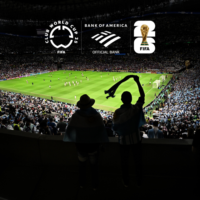 TracySchei's tweet photo. Exciting news: Bank of America was just named the Official Bank Partner of the first-ever FIFA Club World Cup™ next year! This expanded partnership will help drive growth for local businesses and engage with clients and fans across the world. https://t.co/hY42is9QcO https://t.co/KjYm9Nh98G