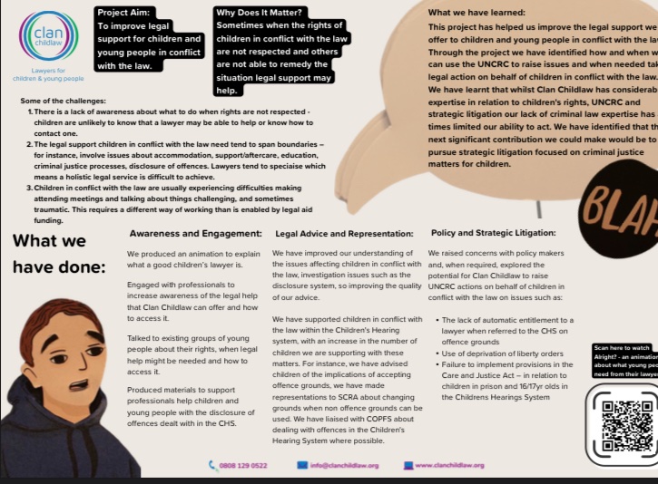 Claire Lightowler (@c_lightowler) on Twitter photo Off to the Promise Partnership showcase event to share what <a href="/clanchildlaw/">Clan Childlaw</a> have been doing to improve legal representation for children and young people on conflict with the law. See our poster below and get in touch if you want to chat. #keepthepromise Off to the Promise Partnership showcase event to share what <a href="/clanchildlaw/">Clan Childlaw</a> have been doing to improve legal representation for children and young people on conflict with the law. See our poster below and get in touch if you want to chat. #keepthepromise