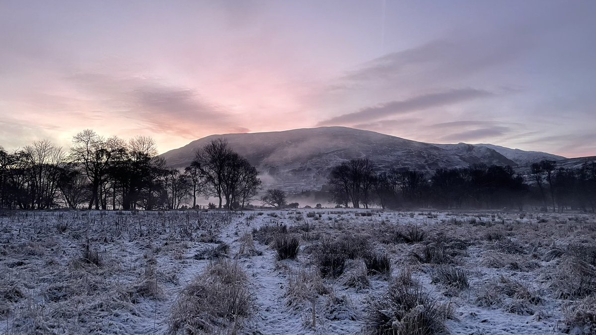 jenscotney's tweet image. Beautiful sunrise walk at the loch today 🌅