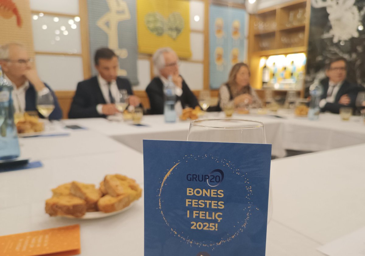 Avui hem gaudit del tradicional dinar de Nadal de Grup20, un moment perfecte per fer un repàs dels millors moments d’aquest 2024 i per a debatre sobre els reptes del futur de la professió auditora.

#Grup20 #Auditoria #Nadal 🎄