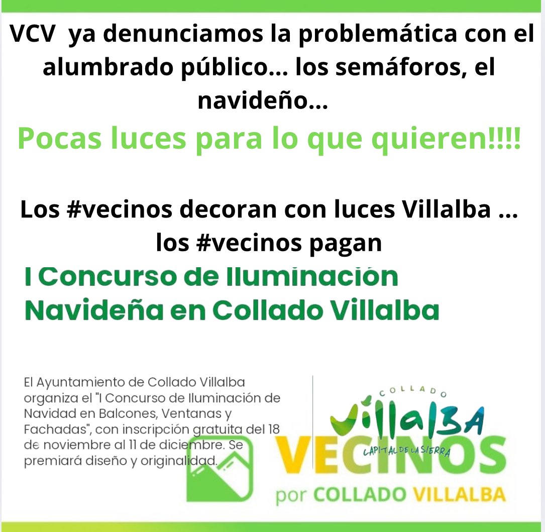 Vecinos por Collado Villalba tweet media