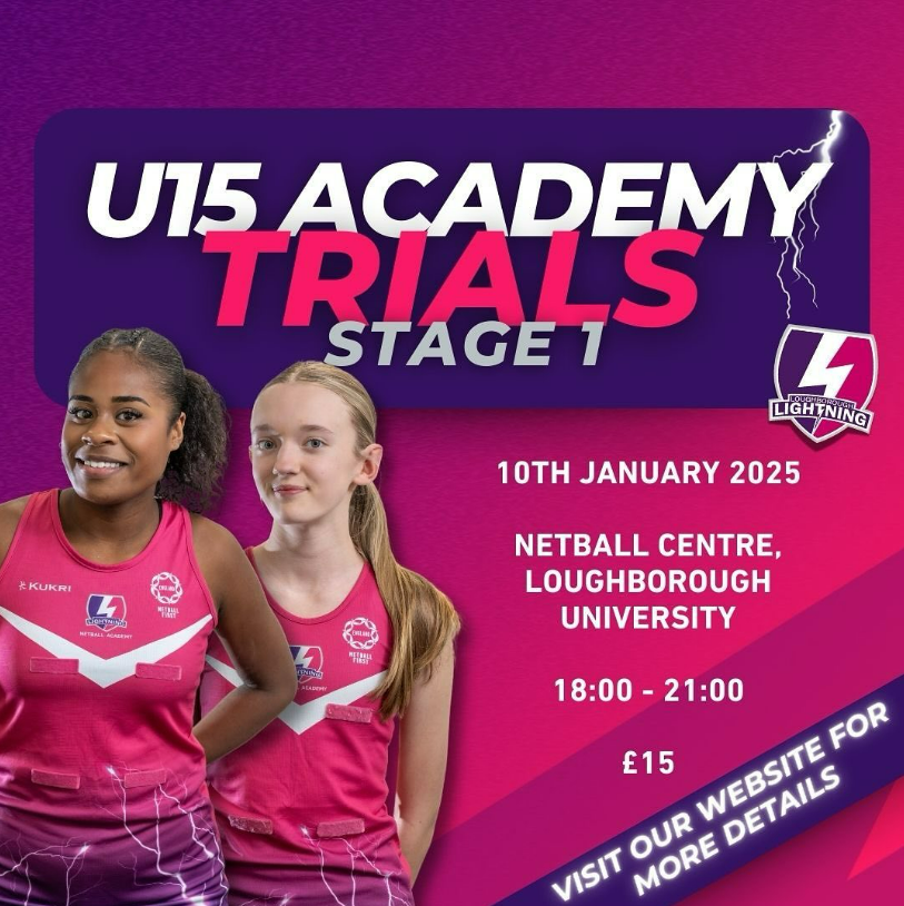 Bookings for U15 Academy Trials are now open! 💥 Head to our website for more details (link in bio) ⬆️⬆️⬆️

Deadline to book is 22nd December, but spaces will fill quickly so make sure you act now! 💜⚡️