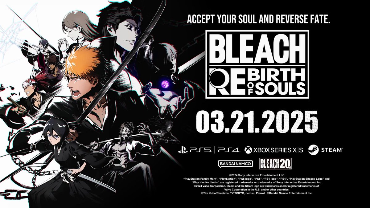 yamiulqui's tweet photo. Bleach: Rebirth of Souls dévoile enfin sa date de sortie avec un nouveau trailer qui nous en montre un peu plus sur le mode Histoire. Ce jeu risque d'être incroyable j'ai trop hâte !
#ViveBLEACH https://t.co/YHuqTPjpPM