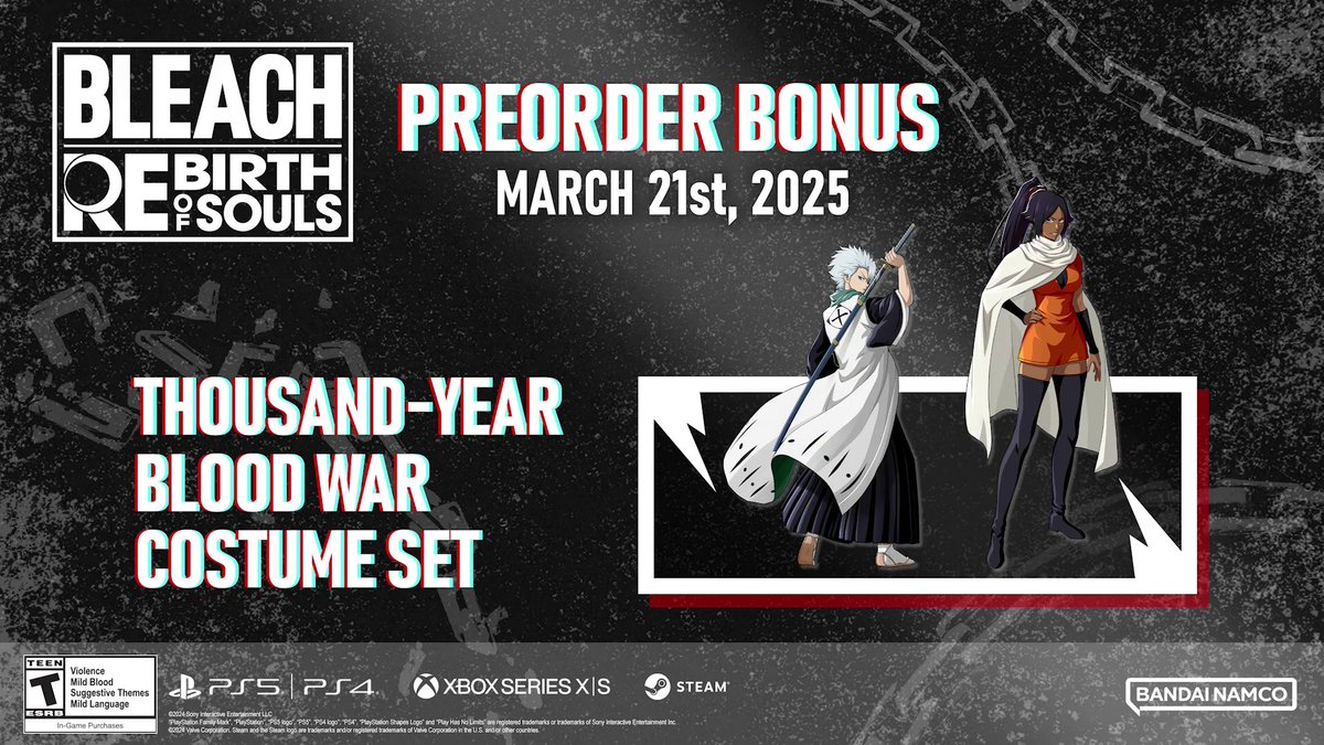 yamiulqui's tweet photo. Bleach: Rebirth of Souls dévoile enfin sa date de sortie avec un nouveau trailer qui nous en montre un peu plus sur le mode Histoire. Ce jeu risque d'être incroyable j'ai trop hâte !
#ViveBLEACH https://t.co/YHuqTPjpPM