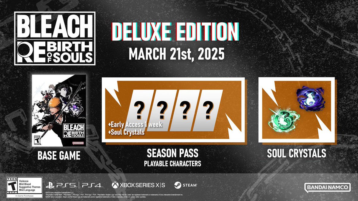 yamiulqui's tweet photo. Bleach: Rebirth of Souls dévoile enfin sa date de sortie avec un nouveau trailer qui nous en montre un peu plus sur le mode Histoire. Ce jeu risque d'être incroyable j'ai trop hâte !
#ViveBLEACH https://t.co/YHuqTPjpPM