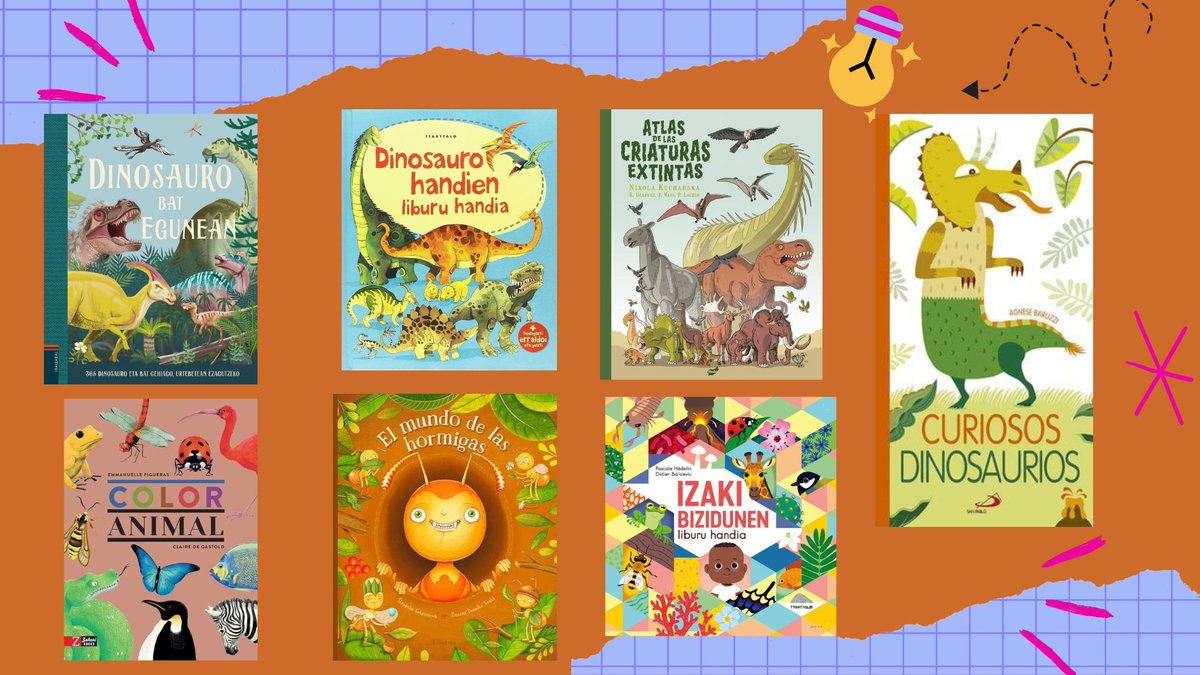 Haurren interesa eta jakin-mina pizteko liburuak.🤯🐲
Libros para despertar el interés y la curiosidad de los más pequeños.