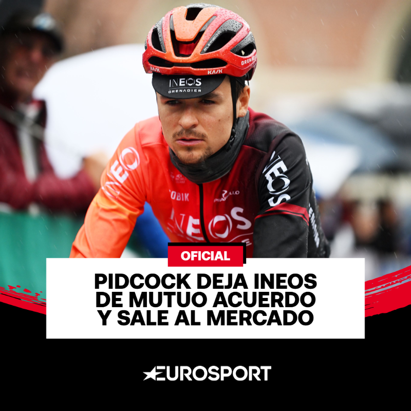 Eurosport_ES's tweet photo. 💣 El bombazo ya es 𝐎𝐅𝐈𝐂𝐈𝐀𝐋

❌ @tompidcock deja @INEOSGrenadiers de mutuo acuerdo y sale al mercado

#LaCasaDelCiclismo