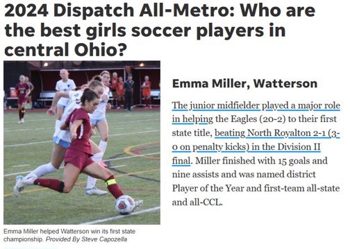 Well earned <a href="/EmmaMiller329/">Emma Miller</a> SC 2008 <a href="/ECNLgirls/">ECNL Girls</a> RL <a href="/appstatewsoccer/">App State Soccer</a> <a href="/iuindy_wsoc/">IU Indy Women's Soccer</a> <a href="/ImYouthSoccer/">ECNL/GA/Recruiting/College Soccer</a> <a href="/QueensWomensSoc/">Queens Womens Soccer</a> <a href="/IndStSoccer/">Indiana State Soccer</a> <a href="/OhioStateWSOC/">Ohio State Women’s Soccer</a> <a href="/akaMichelleRick/">Michelle Rick</a> <a href="/MercerWSoccer/">Mercer Women's Soccer</a> <a href="/DetroitWSOC/">Detroit Mercy Women's Soccer</a> <a href="/ButleruWSoccer/">Butler W Soccer</a>