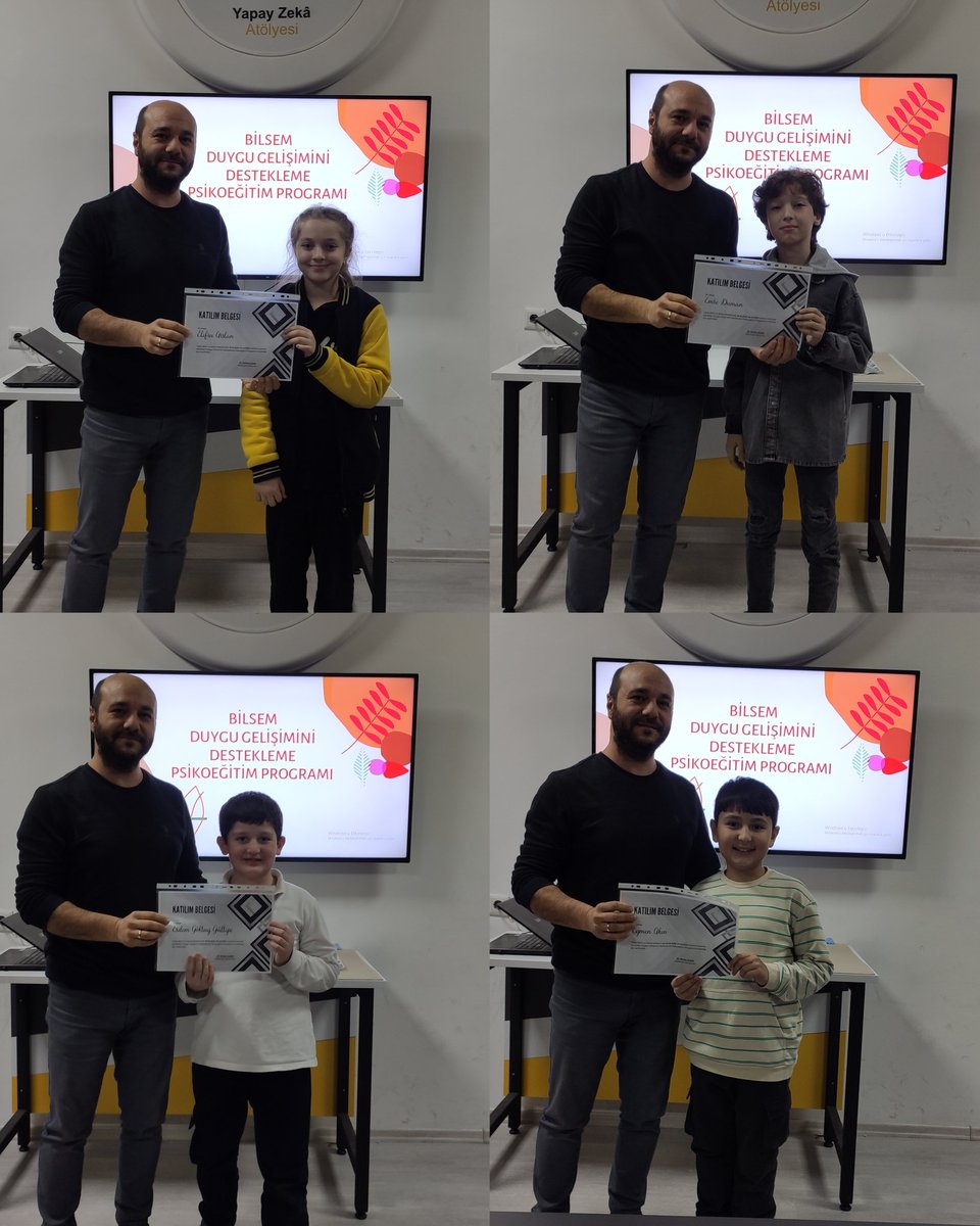 Tokat_Bilsem's tweet photo. Psikolojik Danışmanımız Dr. Serdar Alkın tarafından düzenlenen ve 7 oturumdan oluşan Duygu Düzenleme Psikoeğitim programı katılım belgelerinin verilmesi sonrasında tamamlanmıştır. Katılan öğrencilerimize teşekkür ederiz.
@MebOrgm
@HuseyinKir64
@Agurbuztokat https://t.co/Po3phZhdNm