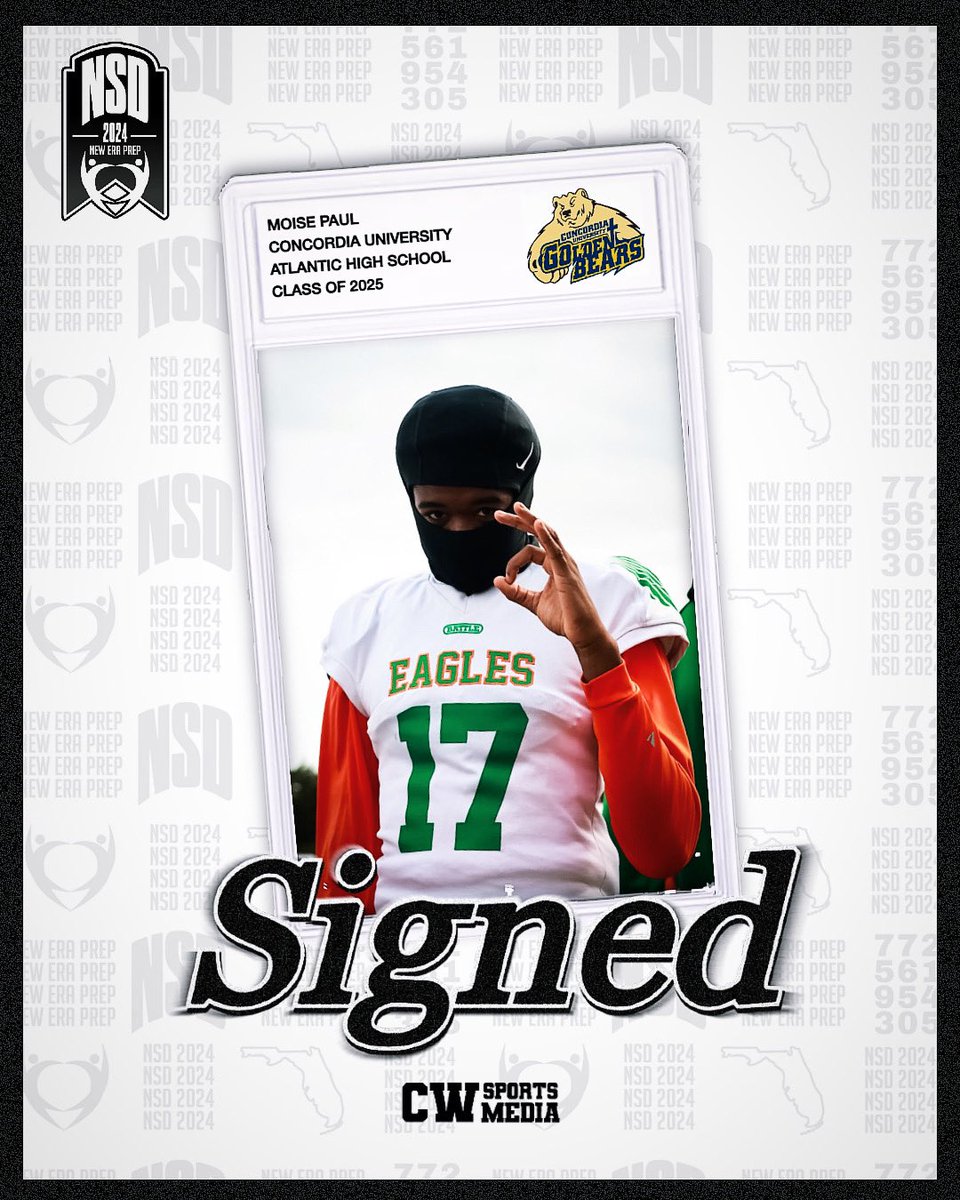 New Era Prep (@eraprep) on Twitter photo Pen to Paper: Moise Paul has officially signed his Letter of Intent to Concordia St Paul Pen to Paper: Moise Paul has officially signed his Letter of Intent to Concordia St Paul
