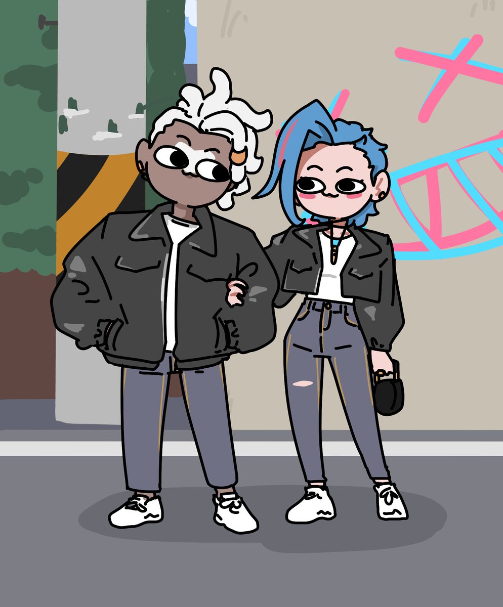 sonwooang's tweet image. ekko &amp;amp; jinx