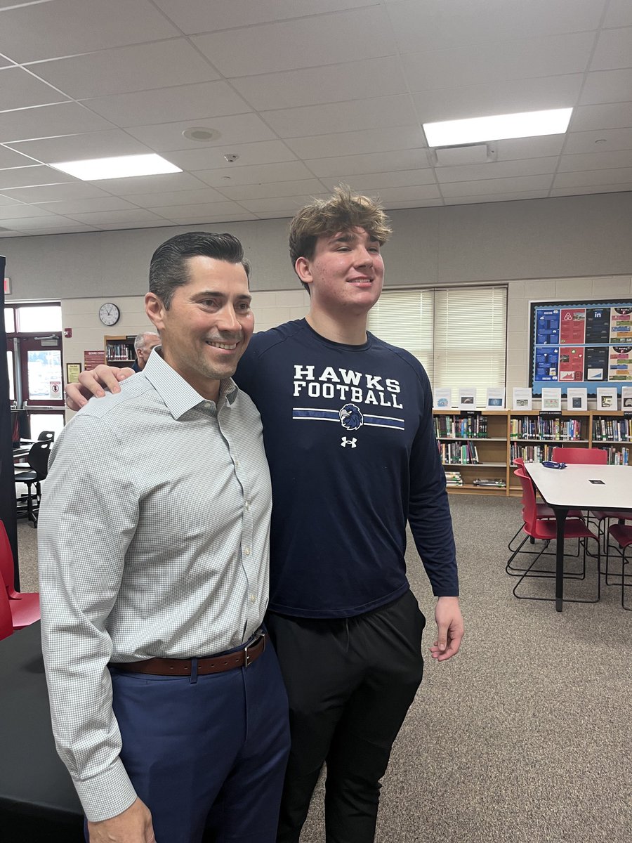 Mark Hendricks (@coachmhendricks) on Twitter photo It’s Official‼️
<a href="/BlakeBirbilis/">Blake Birbilis</a> is a Hawk
Special thanks to <a href="/MUHawksFB/">Monmouth Football</a> <a href="/CoachJeffGallo/">Coach Jeff Gallo</a> <a href="/CoachGabeMU/">.</a> for their recruiting efforts.
Appreciate Coach Mason for developing our OL. Make us proud, Blake - Go Dragons 🐉 It’s Official‼️
<a href="/BlakeBirbilis/">Blake Birbilis</a> is a Hawk
Special thanks to <a href="/MUHawksFB/">Monmouth Football</a> <a href="/CoachJeffGallo/">Coach Jeff Gallo</a> <a href="/CoachGabeMU/">.</a> for their recruiting efforts.
Appreciate Coach Mason for developing our OL. Make us proud, Blake - Go Dragons 🐉