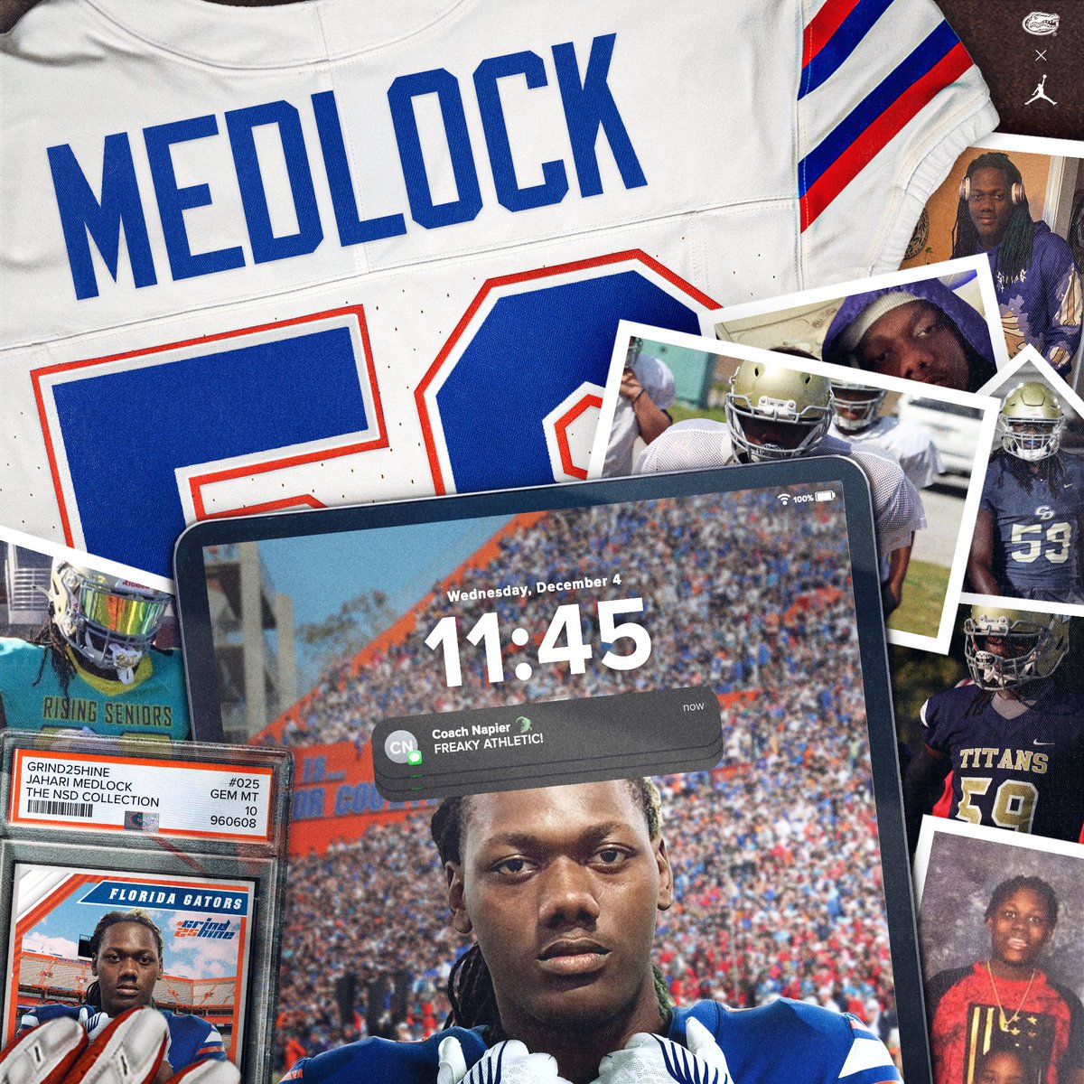 GatorsFB's tweet image. Freaky athletic. 🔥

Time to shine, @1v_world 🐊

#GRIND25HINE x #NSD25