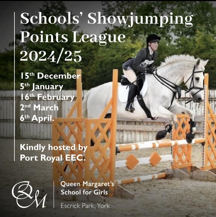 We're delighted to be teaming up with <a href="/PortRoyalEEC/">Port Royal EEC</a>  and the first event of this brand-new series is being held next Sunday 15th December! Classes at 55cm, 65cm, 75cm, 85cm and 90cm, + individuals from any school can participate, enter via the Port Royal website.